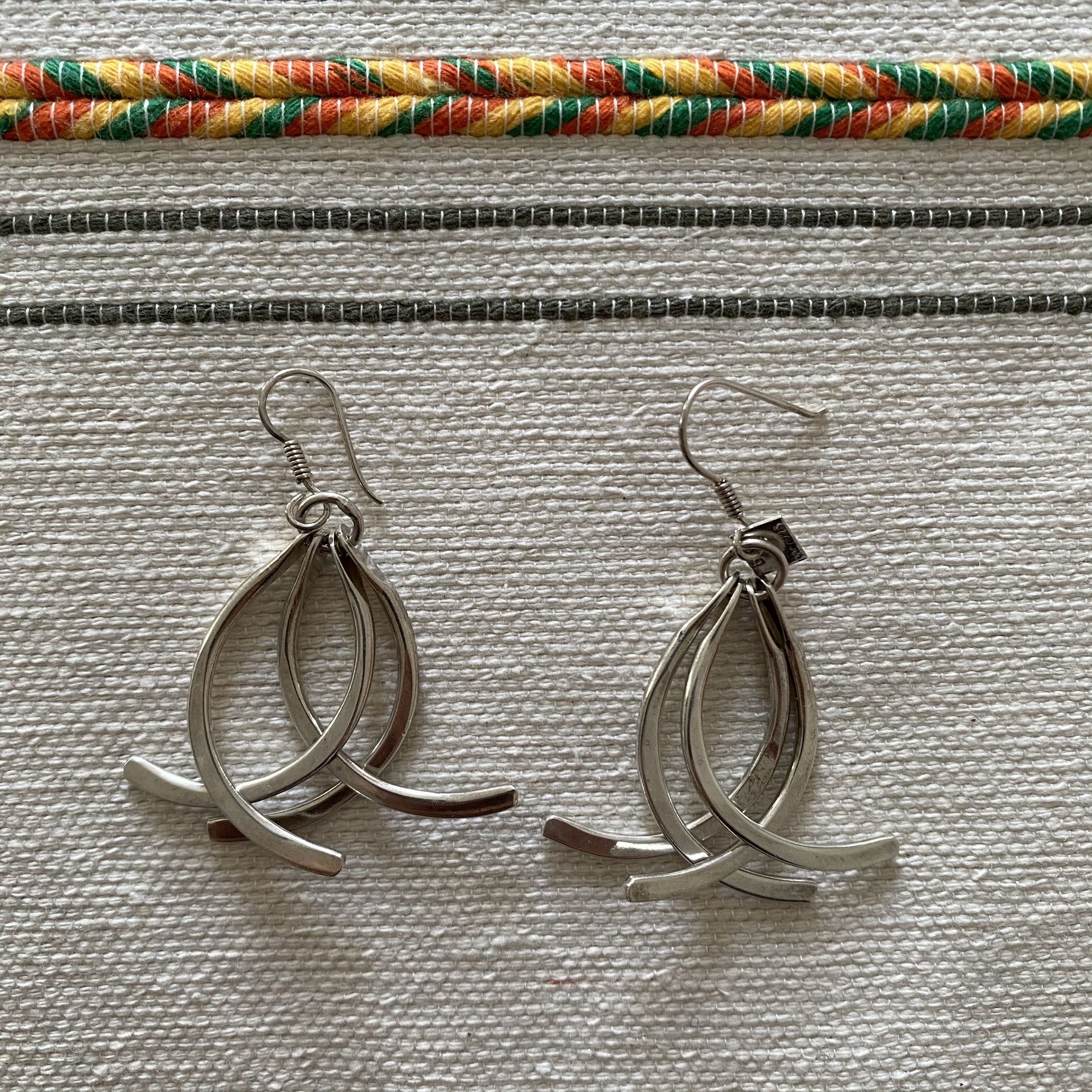 Sterling Silver Fringe Earrings