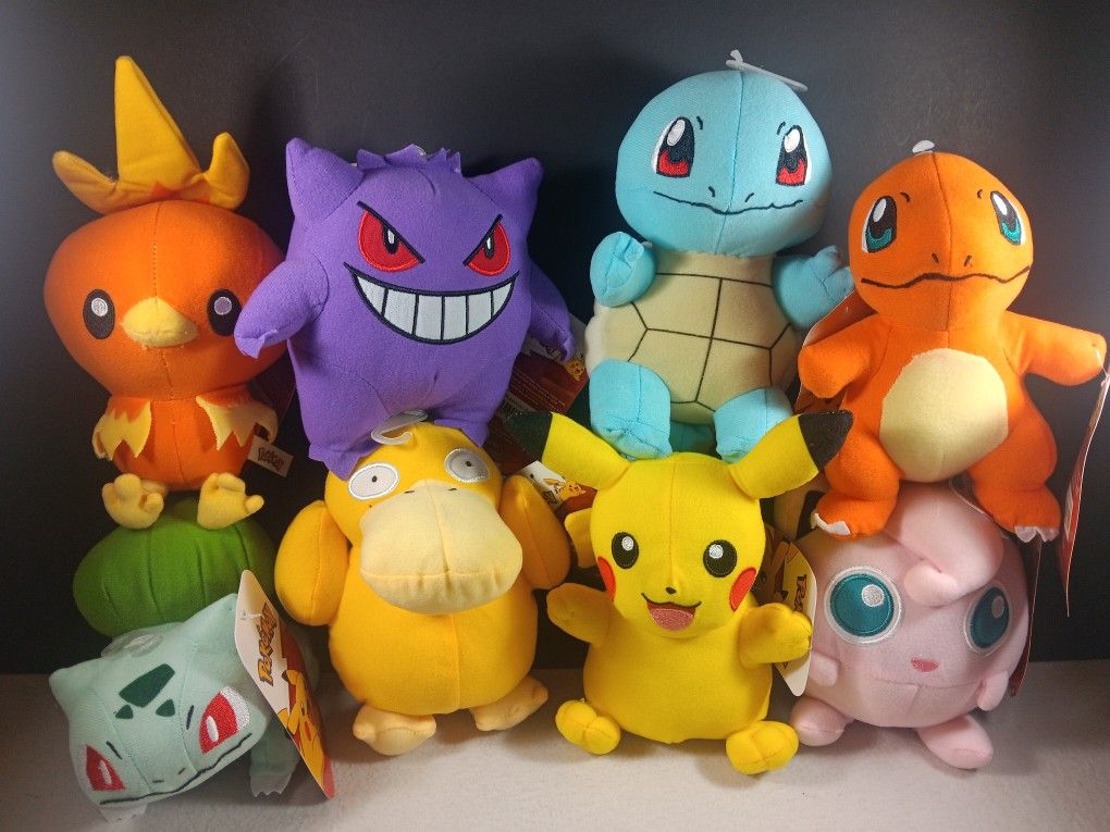 Pokemon Nintendo Collection Pikachu Plush dolls 6-9" Stuffed Animals