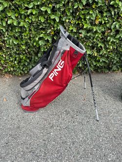 PING Taylor Made Standing Golf Bag With Strap Multi Slot