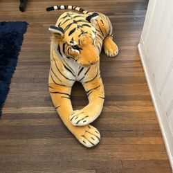 Giant Plush Tiger Lion Stuffed Animal New 