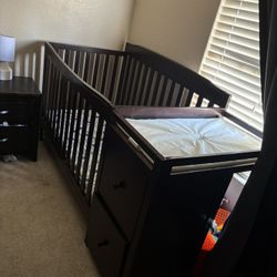 Wood Baby Crib 