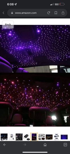 Led Car Ceiling Star Lights