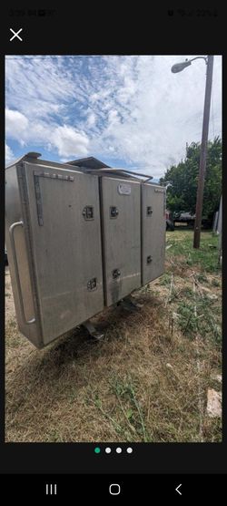 Large Aluminum Truck Tool Box Cabinet