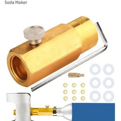 GURUDARCO2Cylinde RefillAdapterforCGA320CO2 TanktoRefillTR21-4CO2 Canister,CO2RefillStation ConnectorKitCompatible withFIZZI ONETOUCHJET SodaMaker