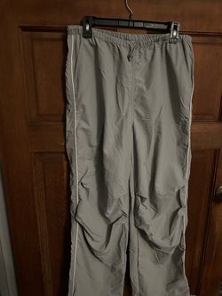 Grey track pants