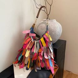 Fringe Leather Bag