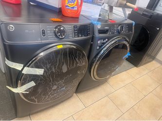 Ge front load washer and gas dryer