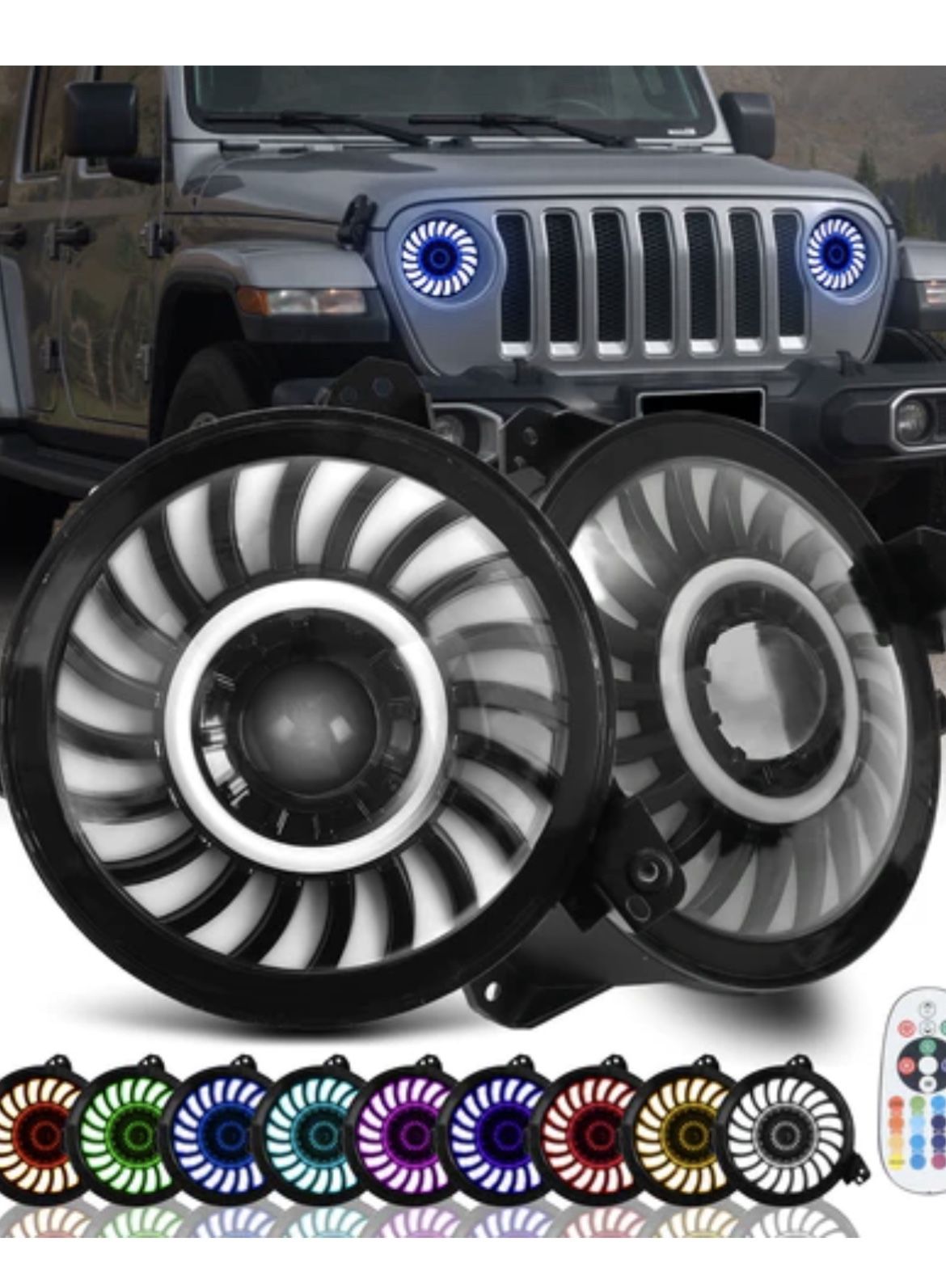 9” Inch Round LED Headlights