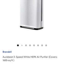 The Brondell Aurabeat AG+ Sanitizing Air Purifier is a high-performance air cleaner