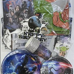 114pcs Star Wars Party Supplies