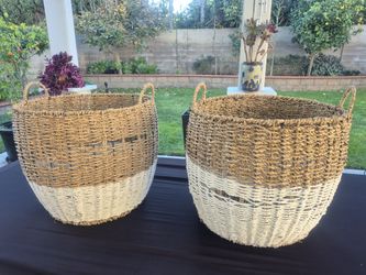 Baskets With Metal Frames