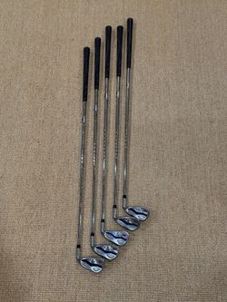 Callaway X2 Hot Iron Set 7-9 PW SW 5 Clubs Steel Shafts Regular Flex RH