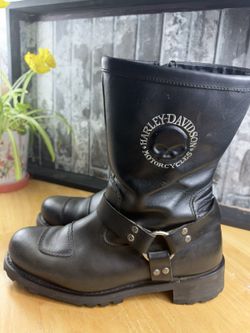 Harley-Davidson Men's Hollister 10-Inch Harness Motorcycle Boots