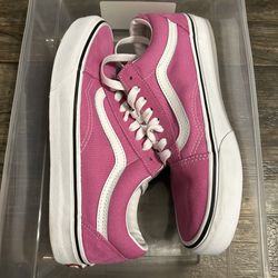 pink old skool vans 