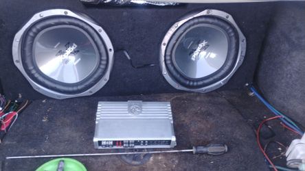 CASH TODAY" 100 NO LESS"Sony Xplod Subwoofers in Ported Box withSPL 2500WATT Amp