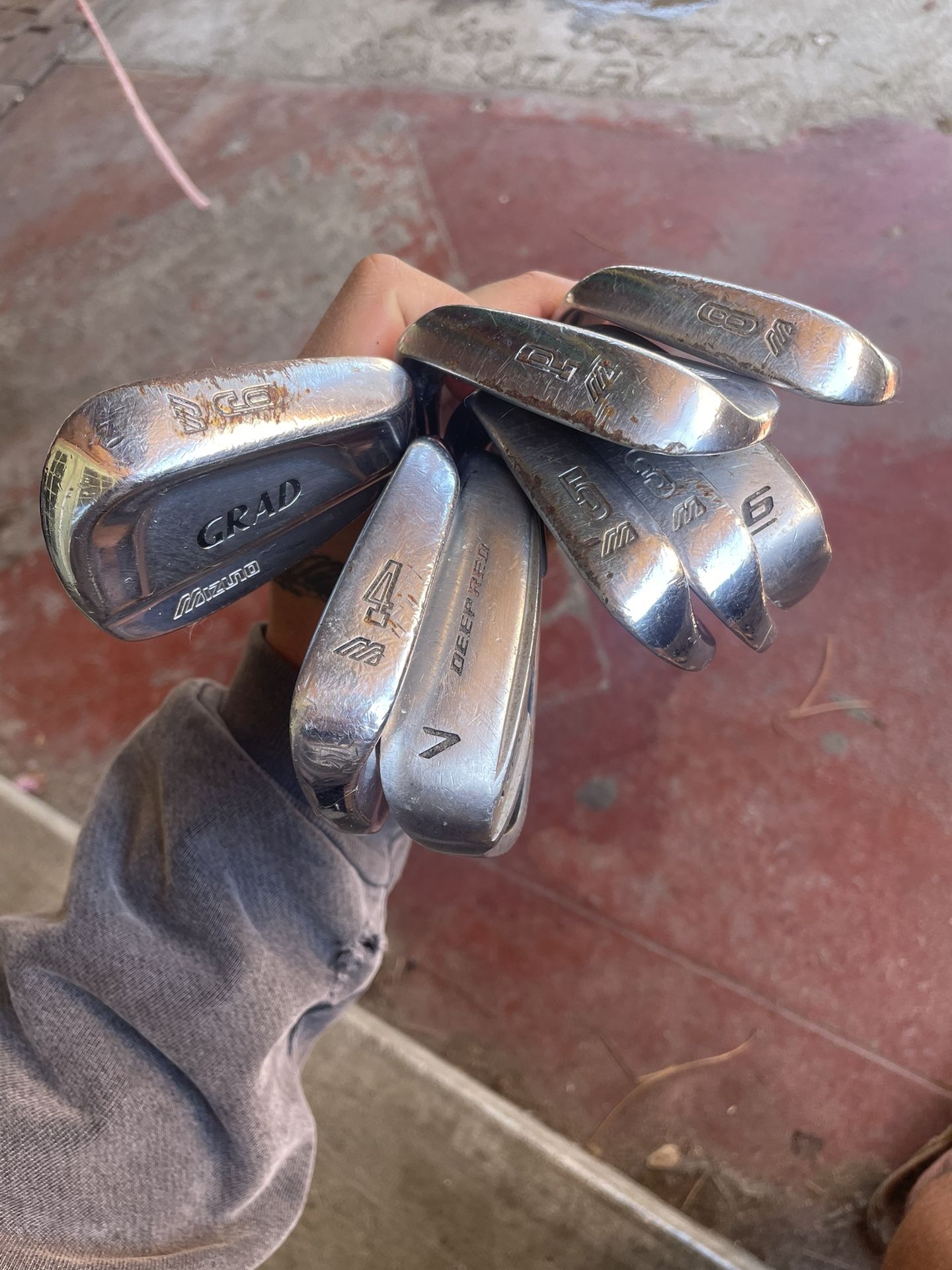 3-9 Irons Mizuno / Wilson With Wedge & Putter