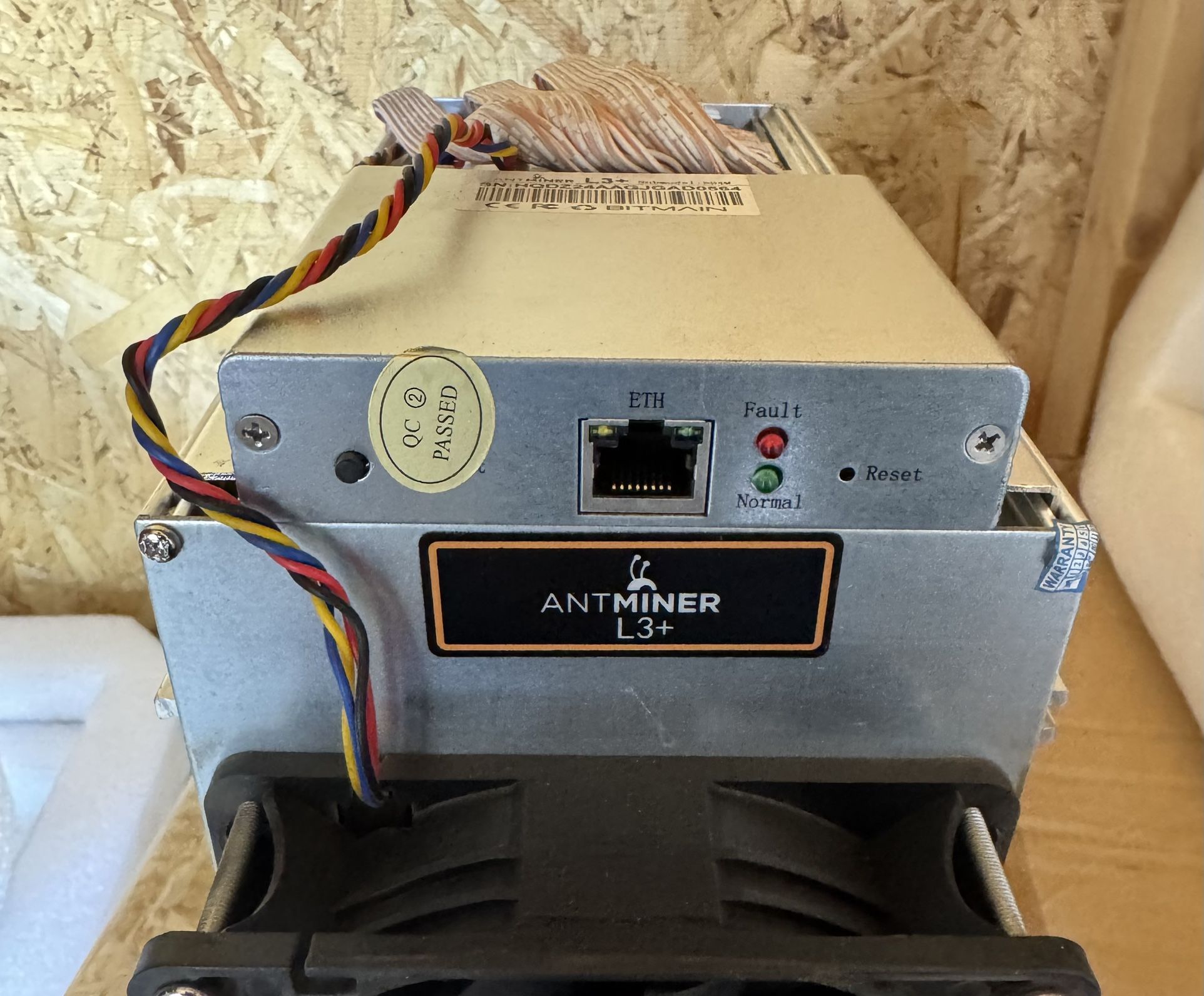 Antminer L3+ Miner L3++ ANTMINER L3+ With Power Supply APW3++