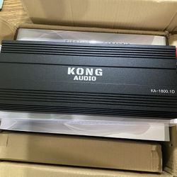 New Kong Audio 1800w Rms Compact Monoblock Car Bass Amplifier $180 Each  