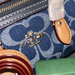 Kailey denim shoulder bag