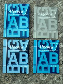 Algebra 1/2 complete set