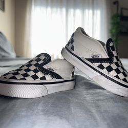 Toddler Classic Slip-On V Checkerboard Shoe