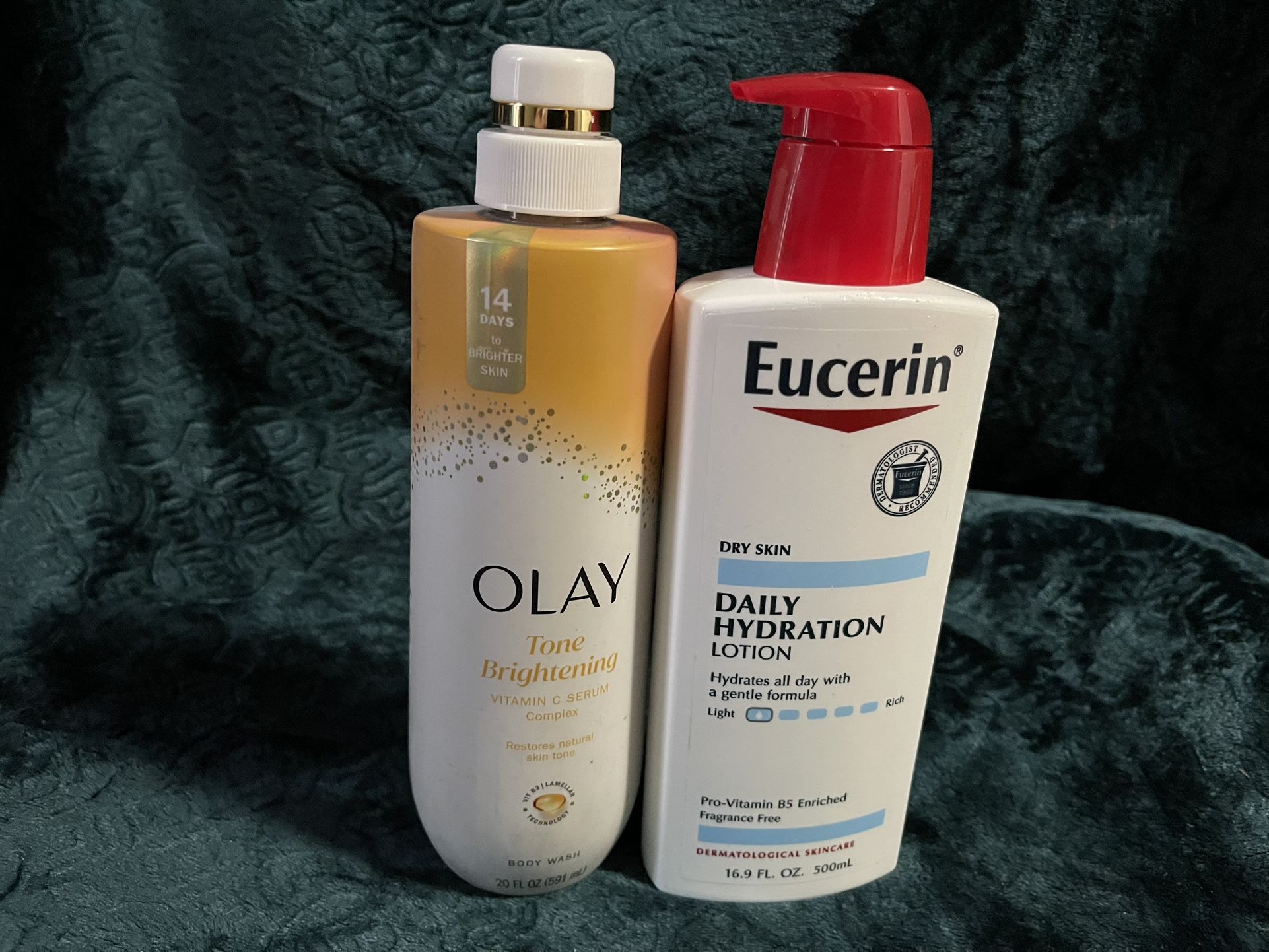 Eucerin and Olay