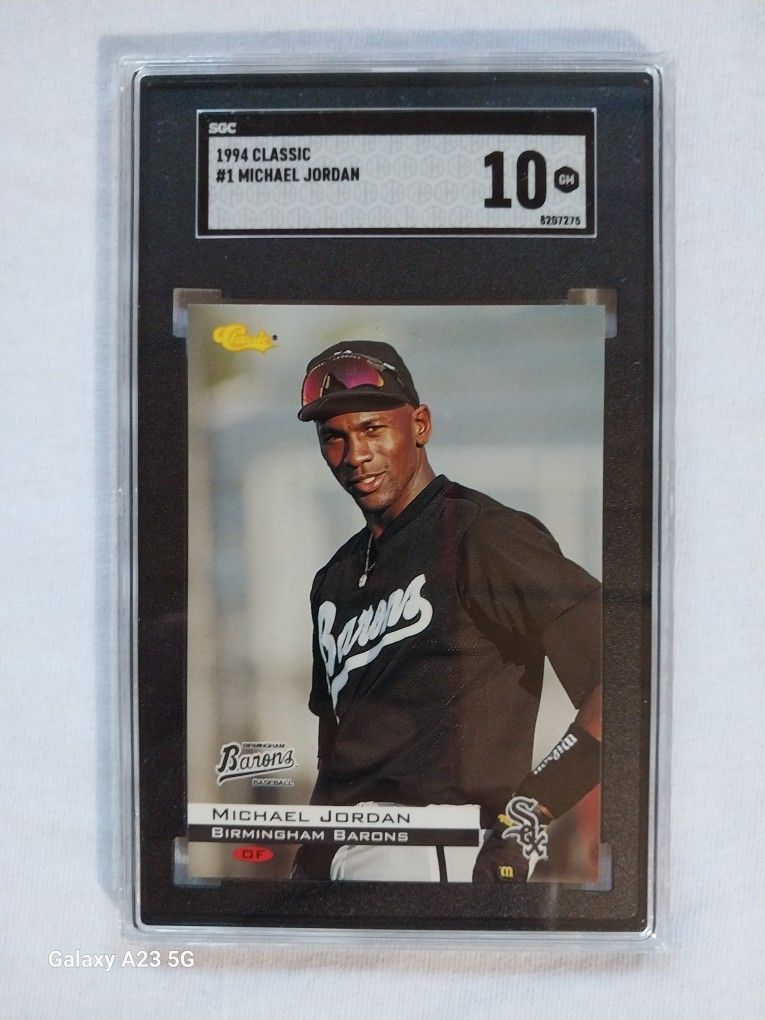 Micheal Jordan Baseball Rookie - SGC 10!!