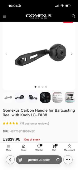 Gomexus Carbon Handle for Baitcasting Reel