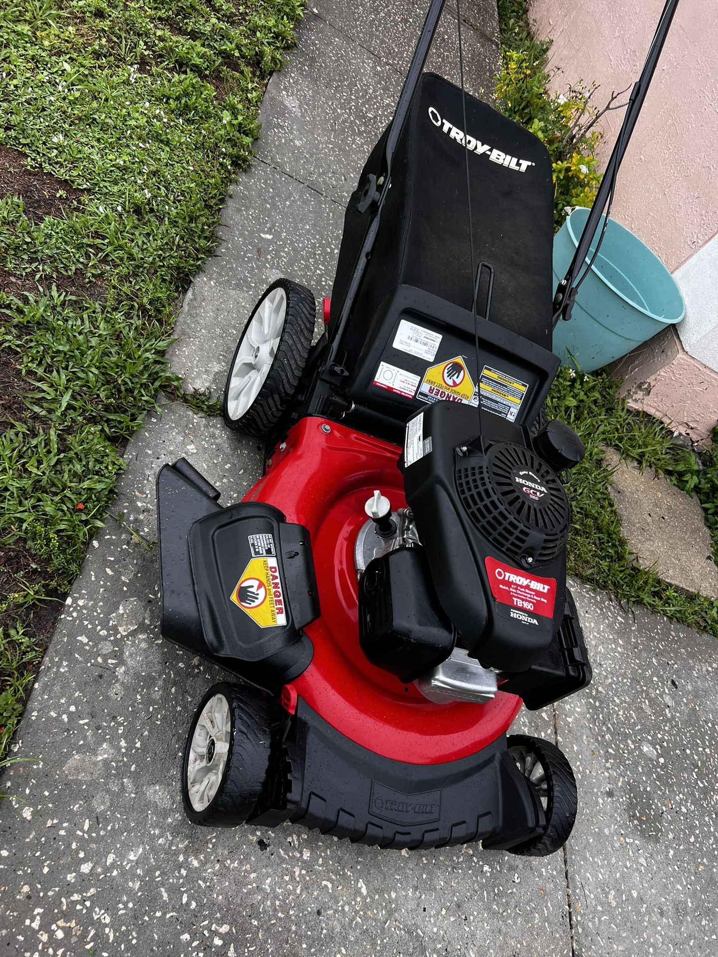 Troy Bilt Push Mower With Honda
