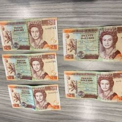Vendo billetes De Belize Todos Son Del Año 2020😎