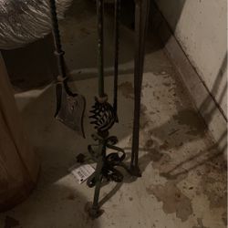 Iron Fireplace Set