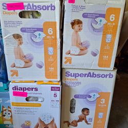 Huge Diaper Boxes. $30