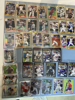 Topps Mini Baseball Cards (50) Total Approximately 2012, 13, 14, 15