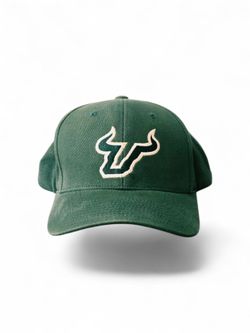 🧢🔥 University of South Florida Bulls USF Baseball Cap - EUC