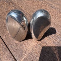 Nambe Salt And Pepper Shakers
