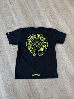 Chrome Hearts Neon Lime Horseshoe Tee