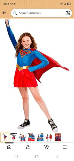 Girls Medium Super Girl Costume $25