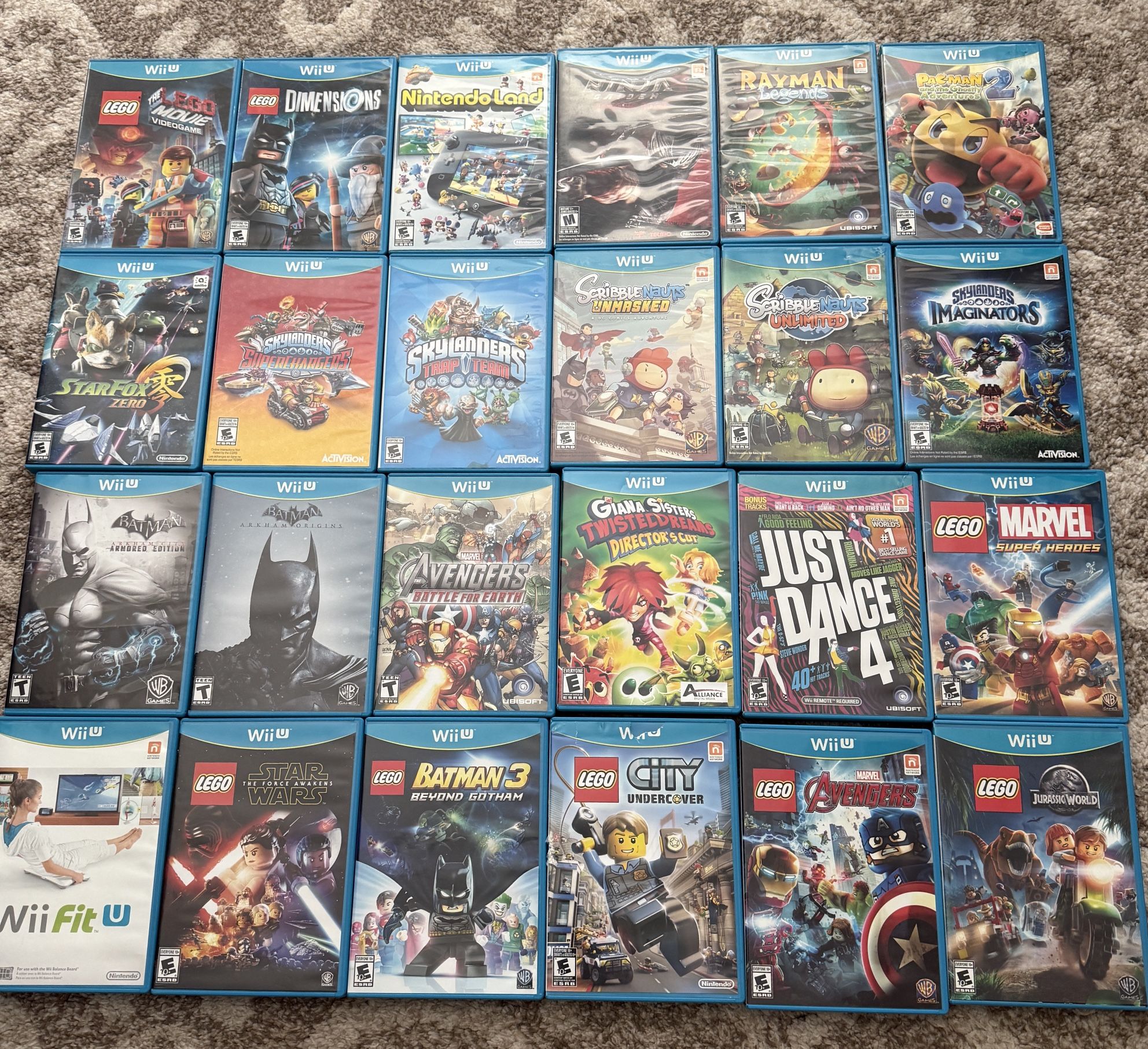 Nintendo Wii U Wiiu Games 10 Each