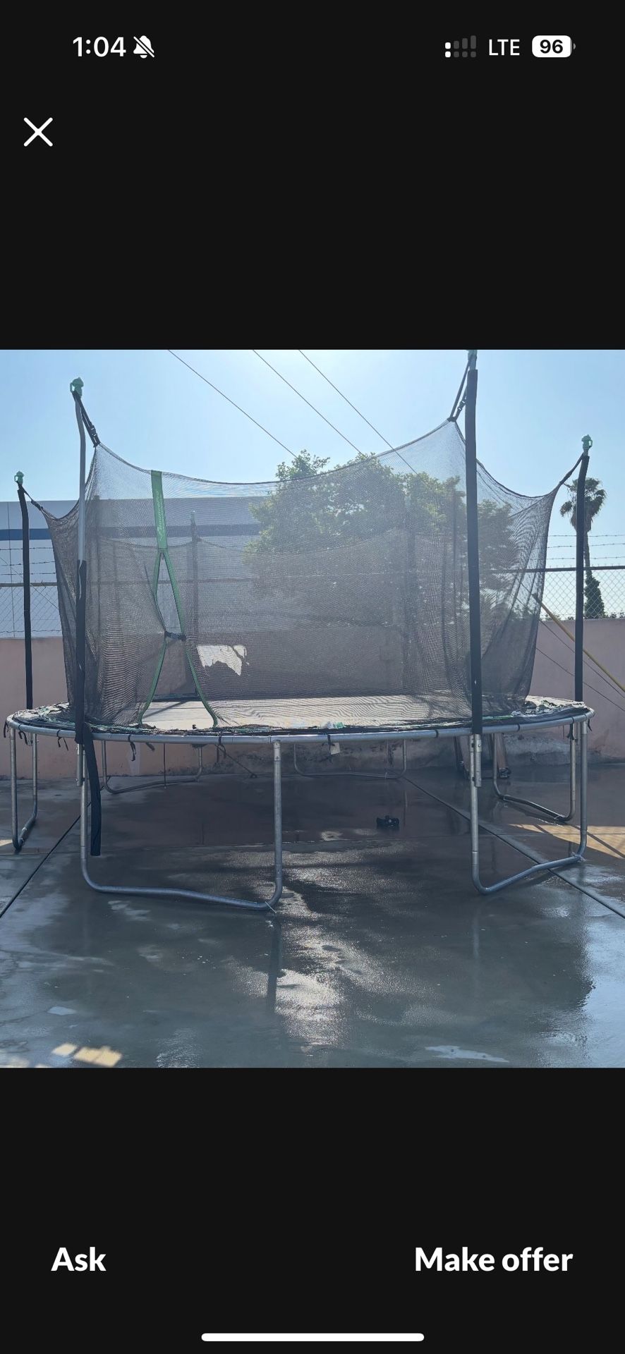 14 Ft Trampoline Used
