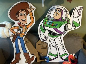 Woody And Buzz Cut Outs 3ft. Sale