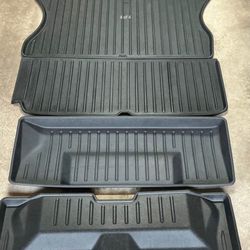 2024 Tesla Model X 5 Piece  Frunk And Trunk Liners