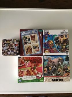 All 5 for only $5 jigsaw puzzles
