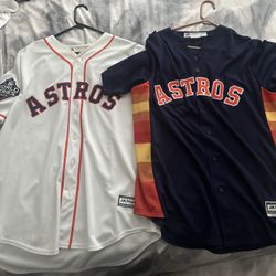 Astros Home And Away 2019 Jerseys Size XL