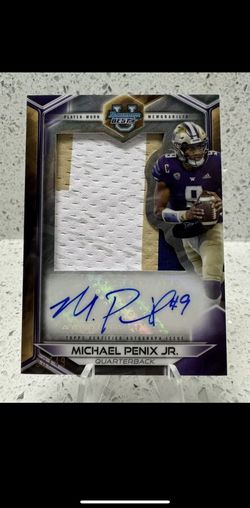 2023 Bowman U Best Michael Penix Jr Rookie Patch Auto /49