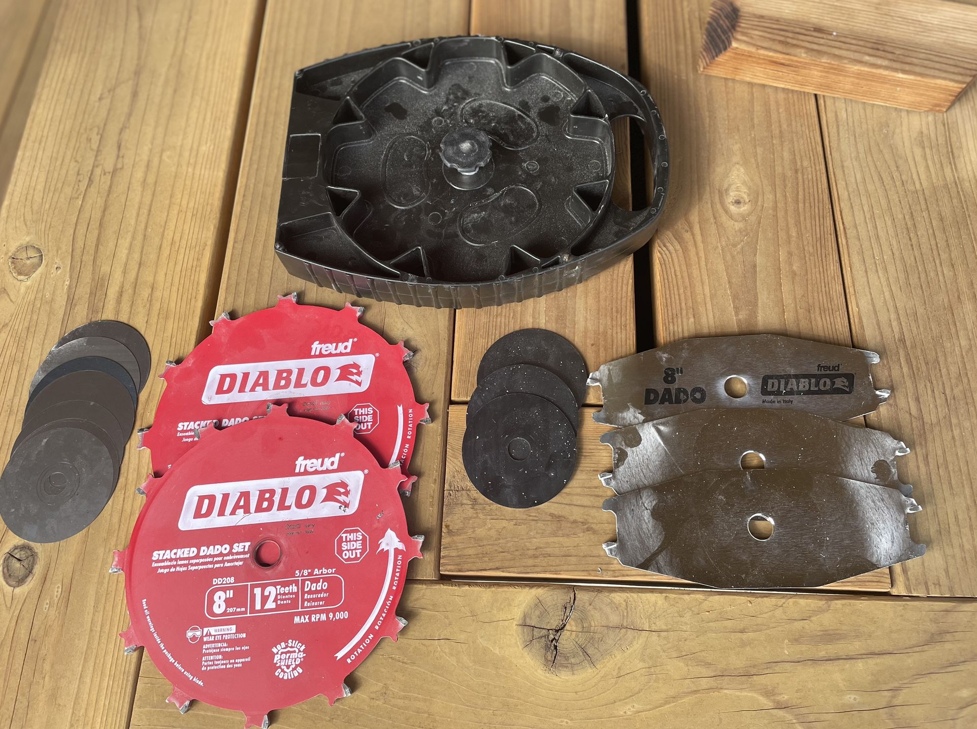 DIABLO 8 in. x 12-Tooth Stacked Dado Saw Blade Set