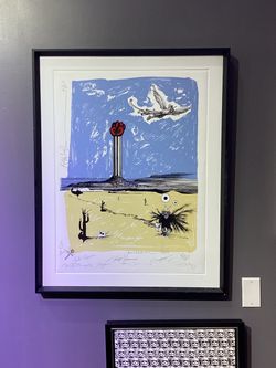 Ralph Steadman Limited Edition Framed Art Print Signed