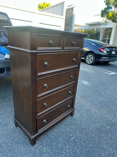 Six Drawer Solid Wood Dresser