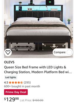 Queen bed frame