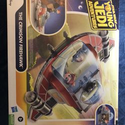 Star Wars Young Jedi Adventures-The Crimson Firehawk  17" Ship New In Box