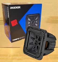 Kicker Bass Speaker 12" Dual Voice Coil Subwoofer 1500 Watts Solo-Baric L7S12 44L7S124 🚨 Payment Options Available 🚨 No Credit Needed 🚨